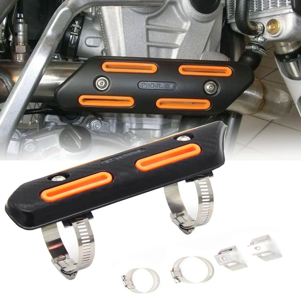 

8 Colors Universal Exhaust Protection Orange For 4 Stroke Yamaha Honda Husaberg Kawasaki Protection Against Hot