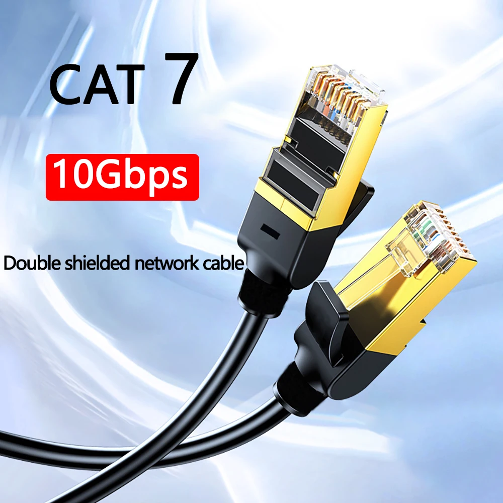 Сетевой Кабель Ethernet CAT7, Патч-корд RJ45 10 ГБ Для Компьютера ...