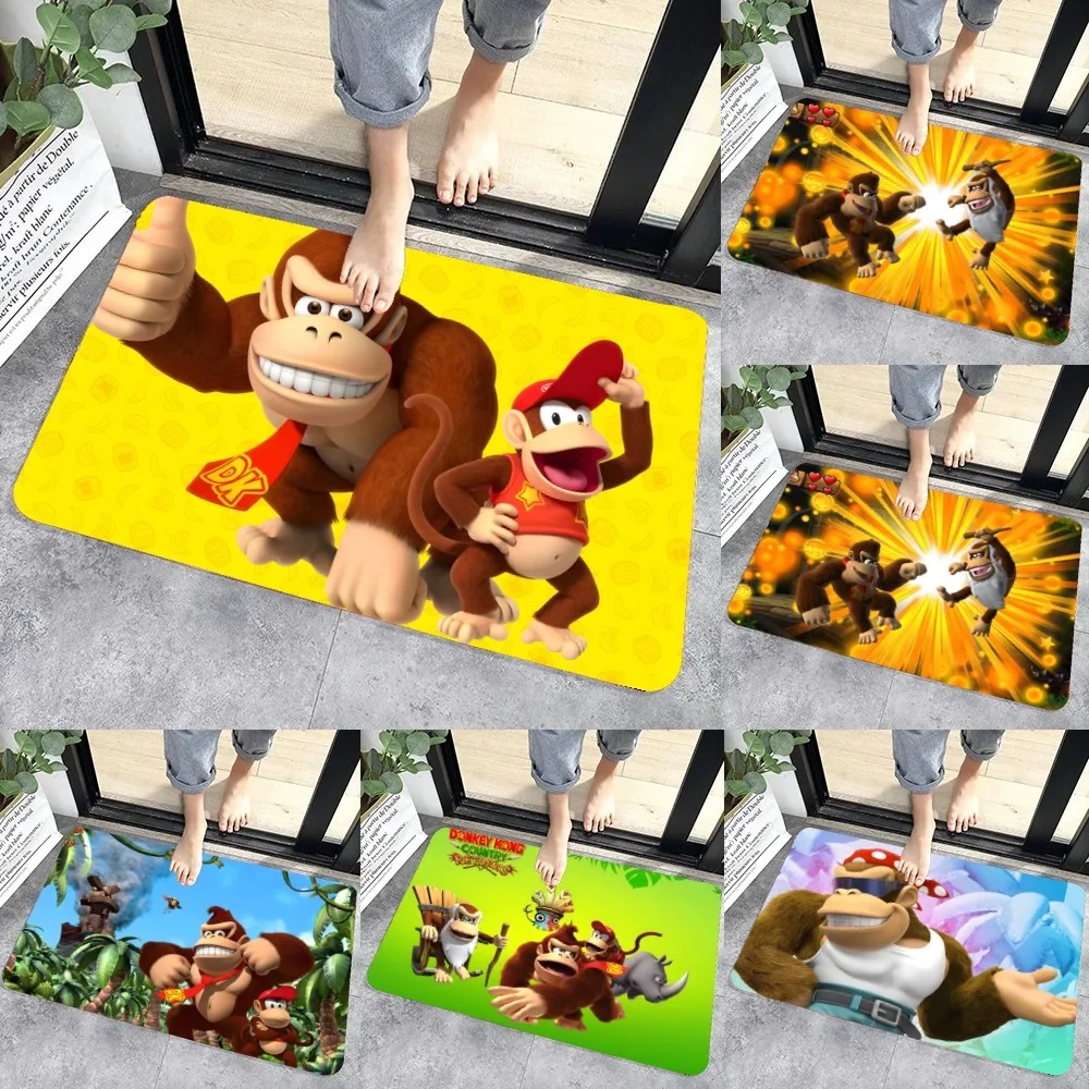 Напольный коврик для видеоигр donkey kong графический напечатанный Фотофон ванной