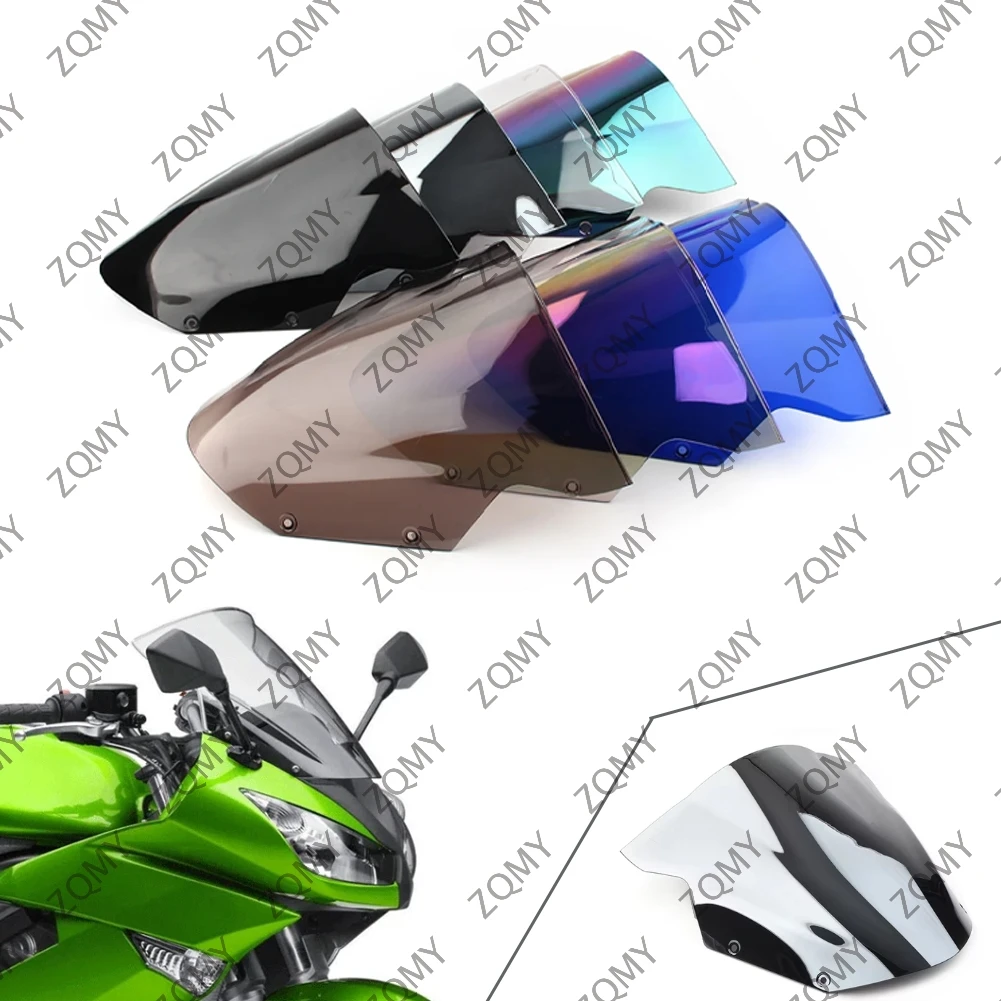 Фото Лобовое стекло мотоцикла, ветрозащитный щиток из АБС-пластика для Kawasaki ER6F ER6R 2009 2010 2011 ER-6R ER-6F 09 10 11 №1