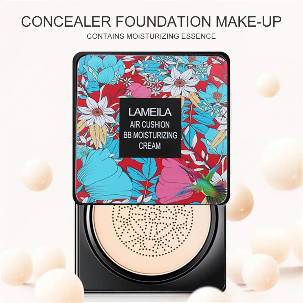

Natural Mushroom Head Air Cushion CC Cream Moisturizing Isolation Facial Foundation Concealer Long Oil Control Makeup Cosmetics