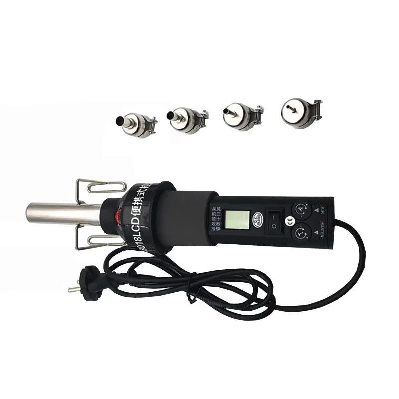 Портативная Тепловая паяльная станция 8018LCD 450 Вт с термофеном и регулируемым электрическим паяльником 220 в 60 Вт Портативная Тепловая паяльная станция 8018LCD 450 Вт с термофеном и регулируемым электрическим паяльником 220 в 60 Вт