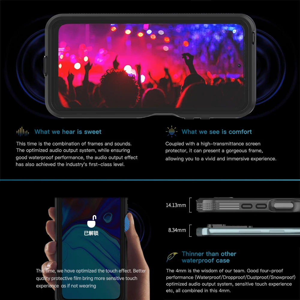 Redpepper Ip69k Waterproof Case For Xiaomi Redmi Note 11 Note11 Pro Note 11s 4g Underwater 3m Water Proof Shockproof Hard Case