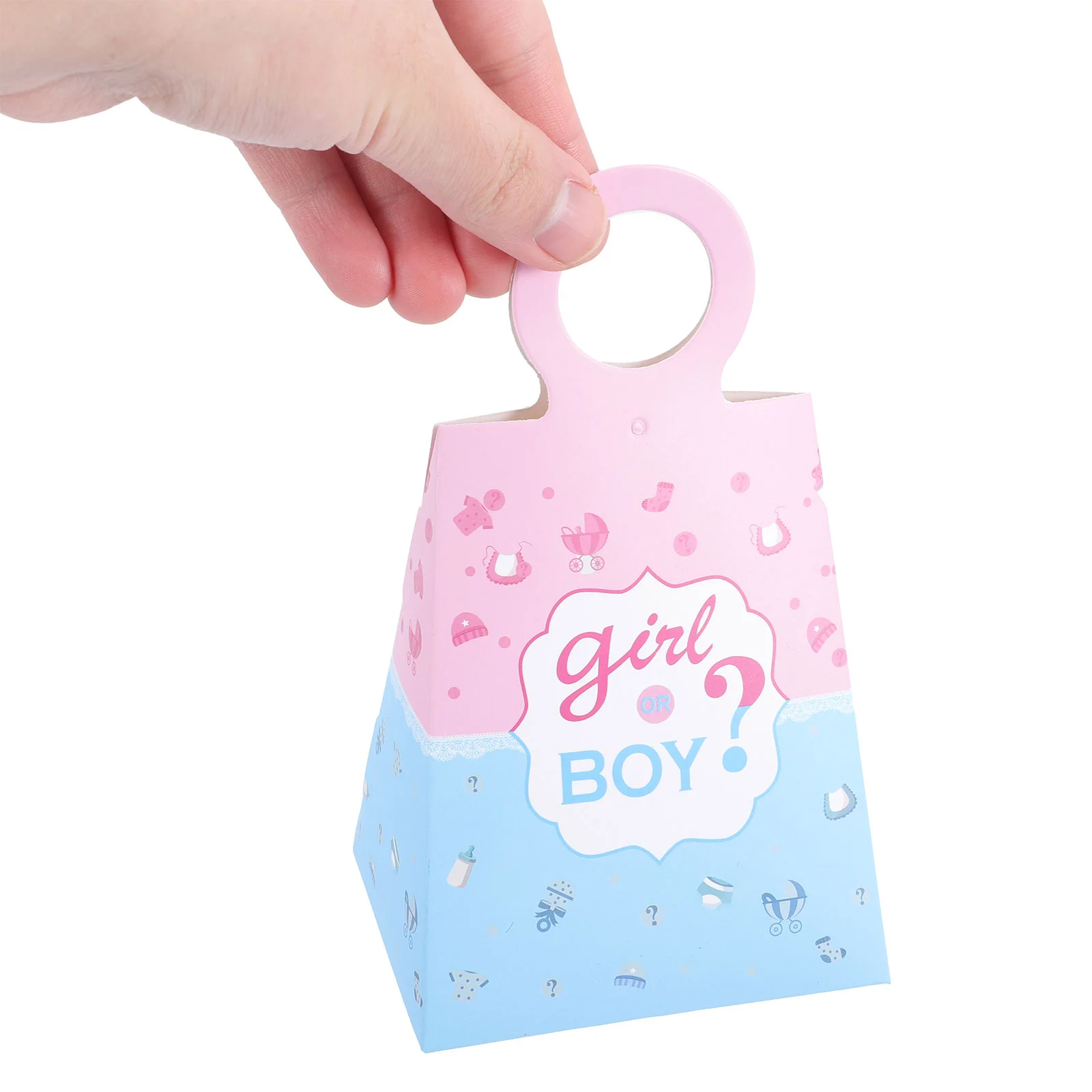 

24pcs Candy Boxes Party Treat Boxes Gender Reveal Candy Cases Small Gift Boxes