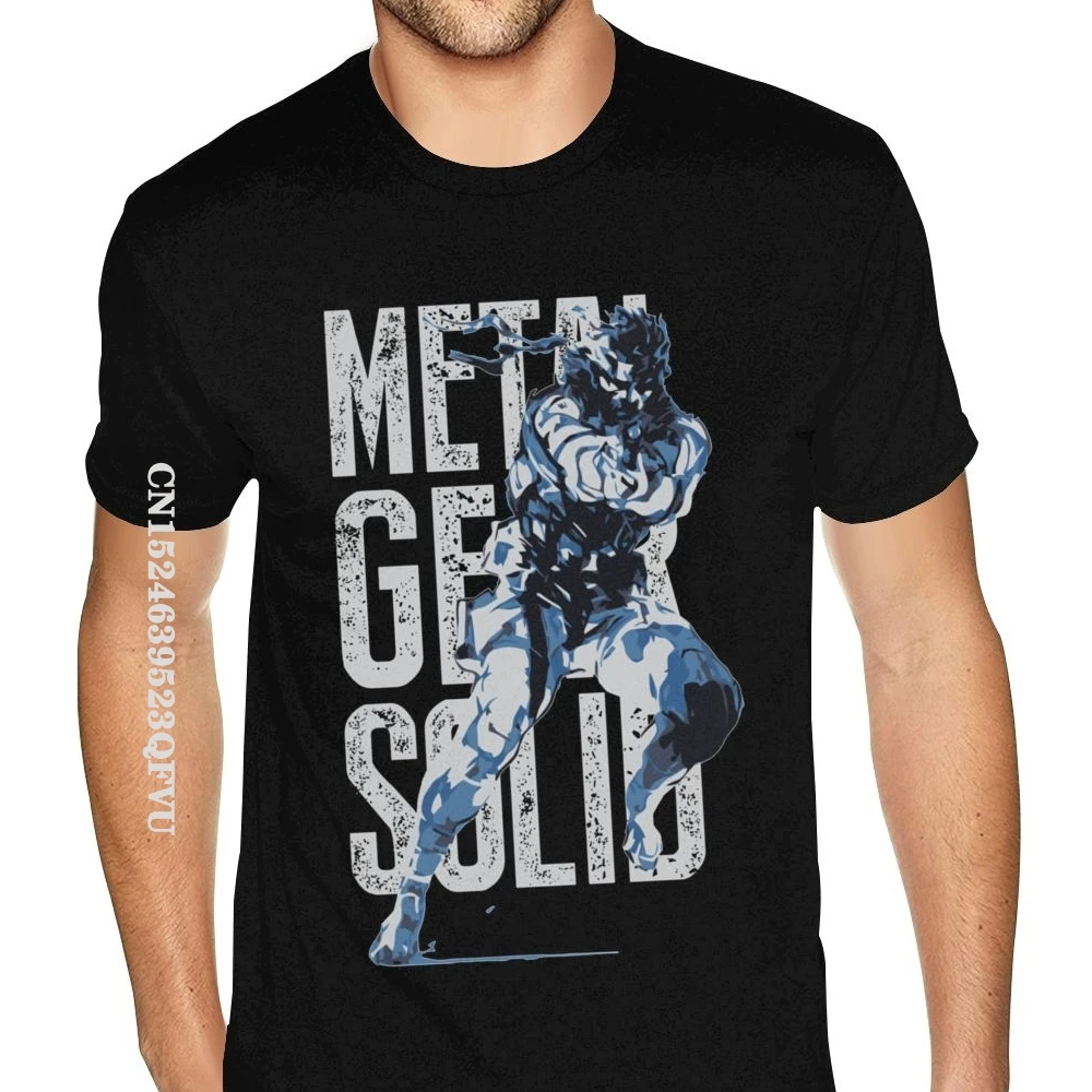 

Workout Russian Metal Gear Solid Tee Shirts Men's Design Your Own England Style Tshirts Men Cotton Black Crew T Shirt