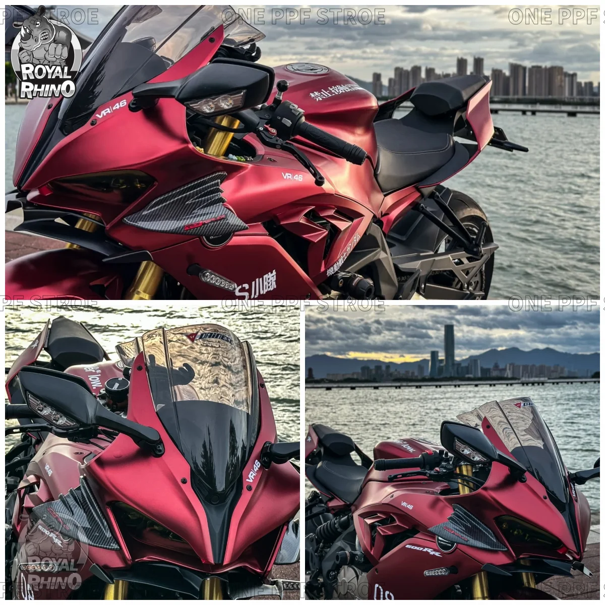 НОВАЯ романтическая красная виниловая пленка для автомобиля ПЭТ Romani наклейки