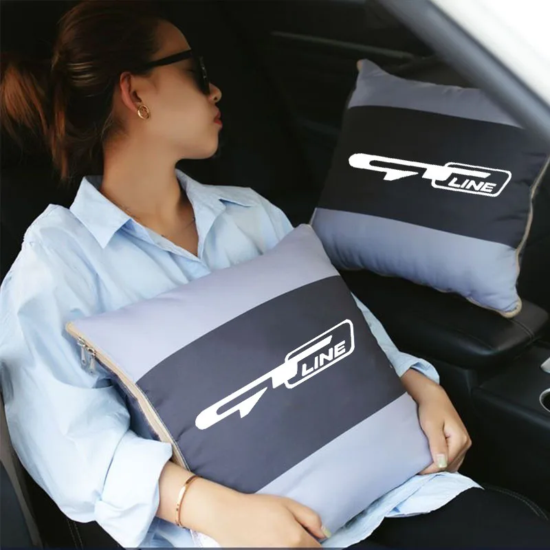 

Car quilt can be stored as a pillow For KIA GT LINE K2 Sportage Stinger Sorento Ceed soul sorento VENGA KX5 K3 K4 K5 Accessories