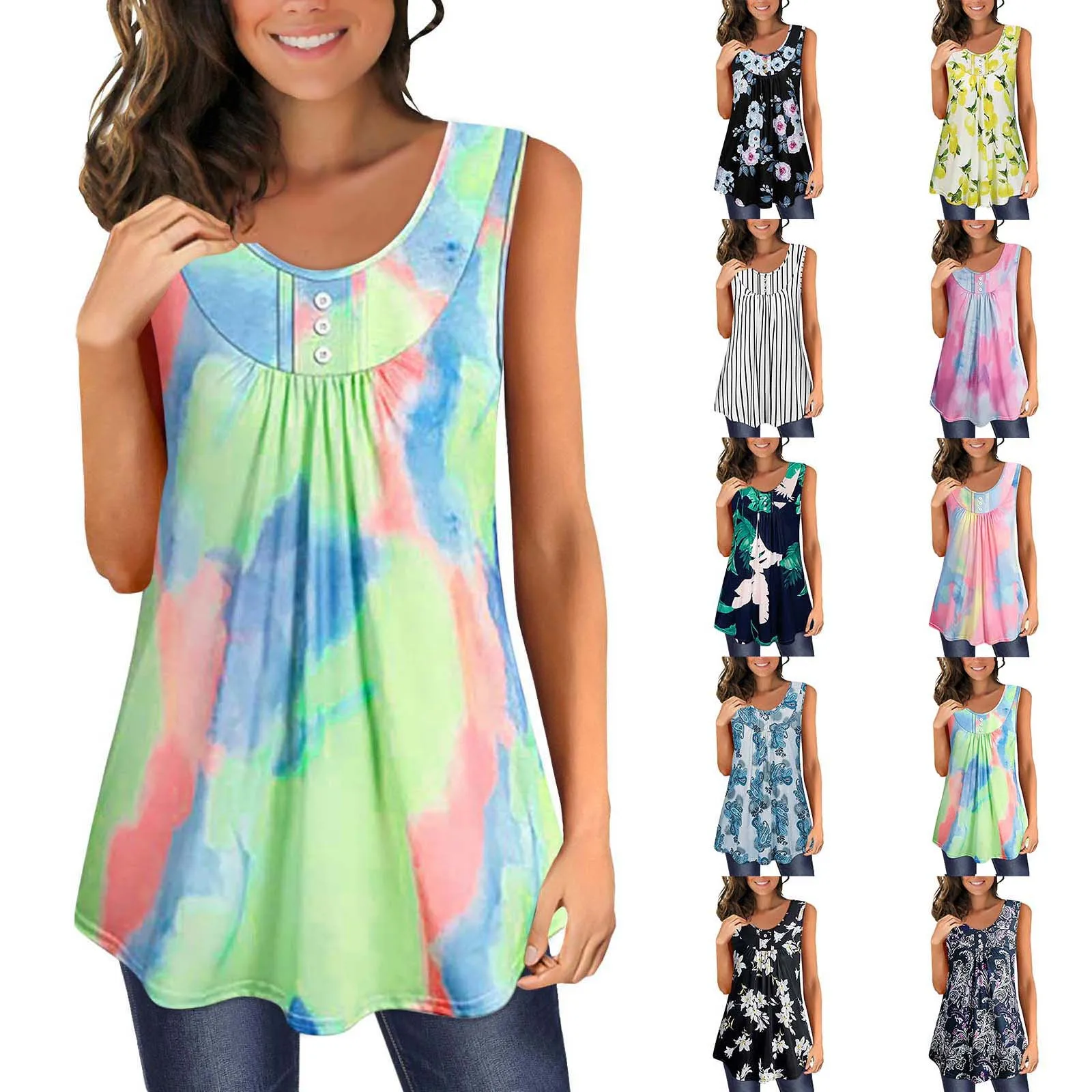 

Немного драматический Дамский Приталенный топ длиной, Женская Летняя мода, туника на пуговицах, повседневный Топ, бюстгальтер с мягкими чаш...