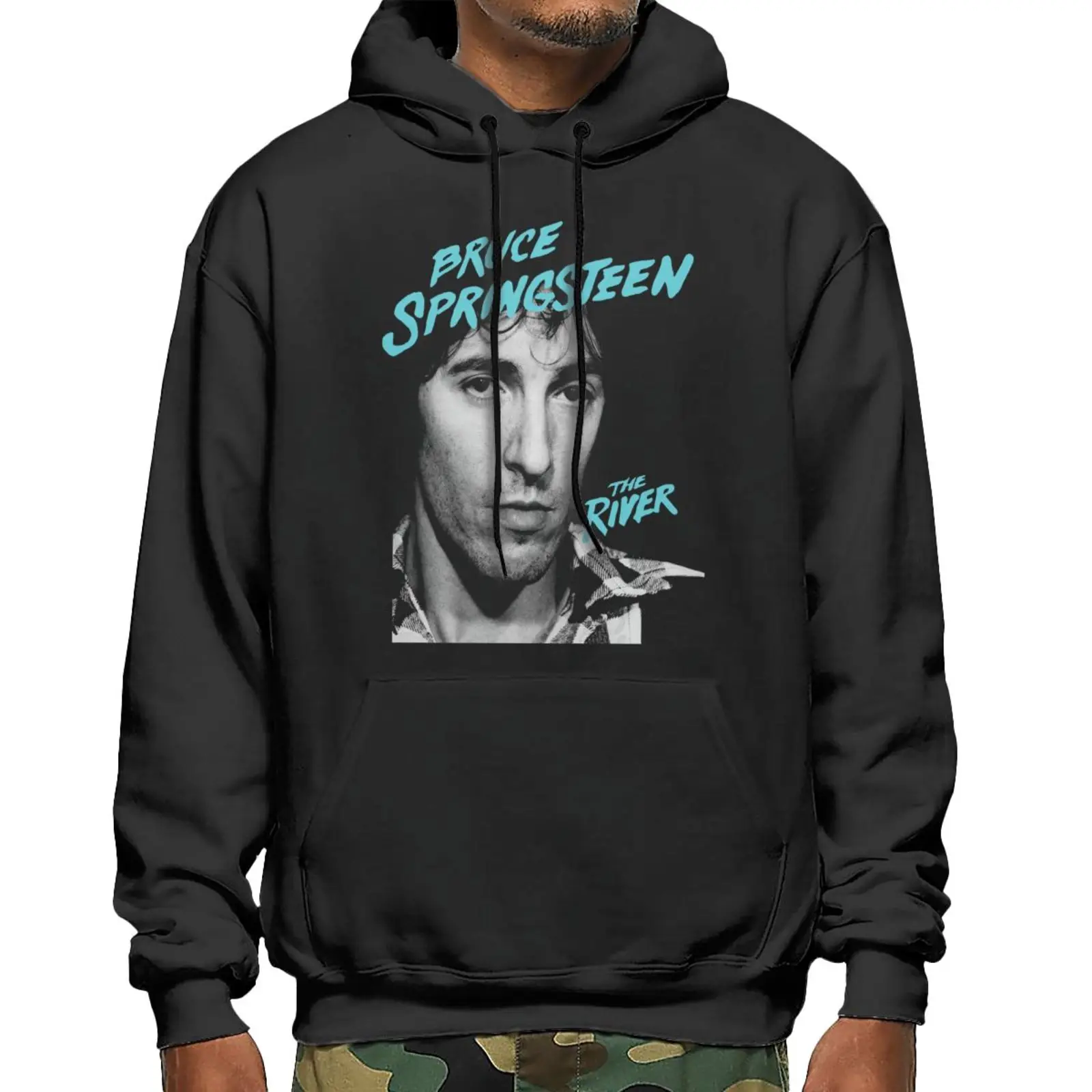 

Bruce Springsteen River 2016 Album Cover Hoodie Anime Hoodie Anime Things Clothes For Men Woman Clothes Jackets Streetwear Men