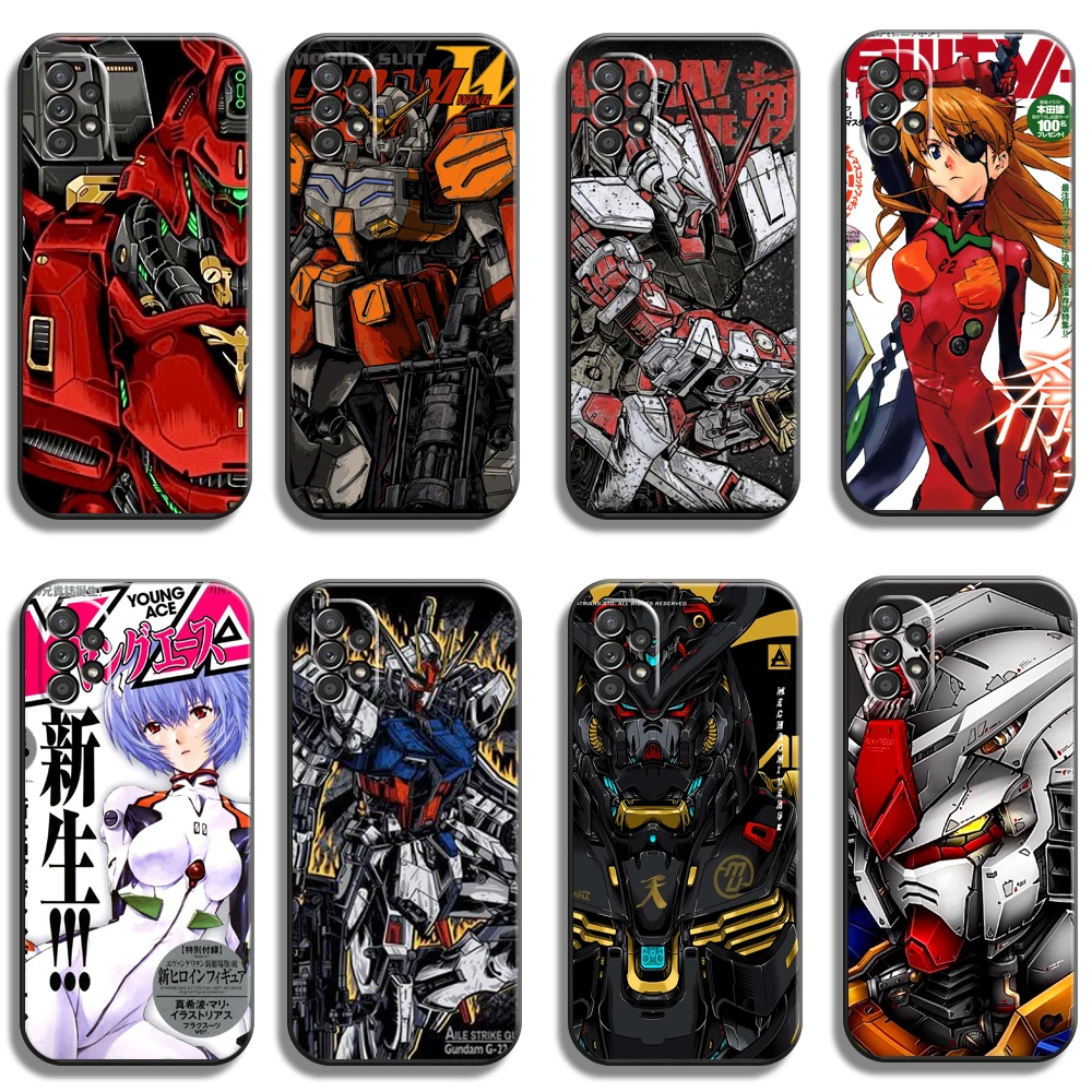 

GUNDAM EVA Cartoon Phone Cases For Samsung A31 A32 A51 A71 A52 A72 4G 5G A11 A21S A20 A22 4G Back Cover Coque Funda Carcasa