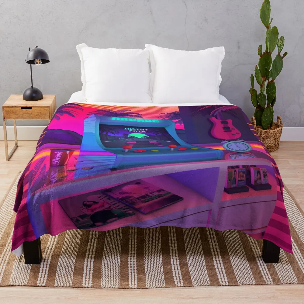 

Arcade Dreams Throw Blanket Comfort Recieving Blankets Extra Large Blanket