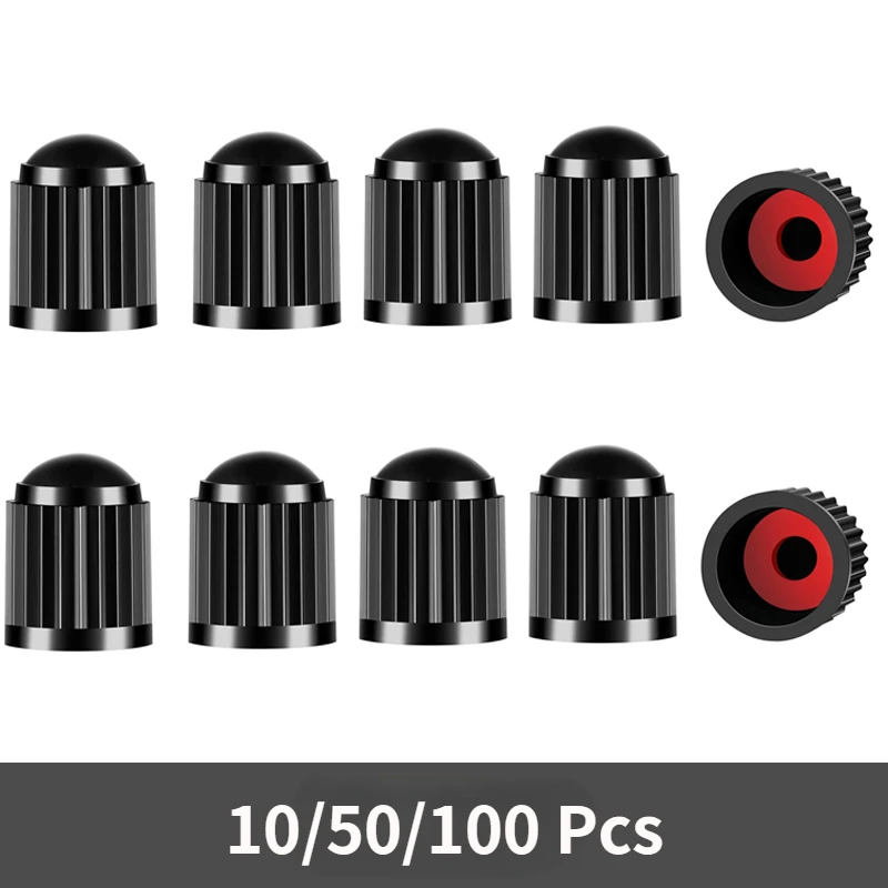 

10/50 Pcs Dustproof Caps Car Tire Valve Stem Caps Bolt-In Car Truck Bike Wheel Tires Valves Tyre Stem Air Caps