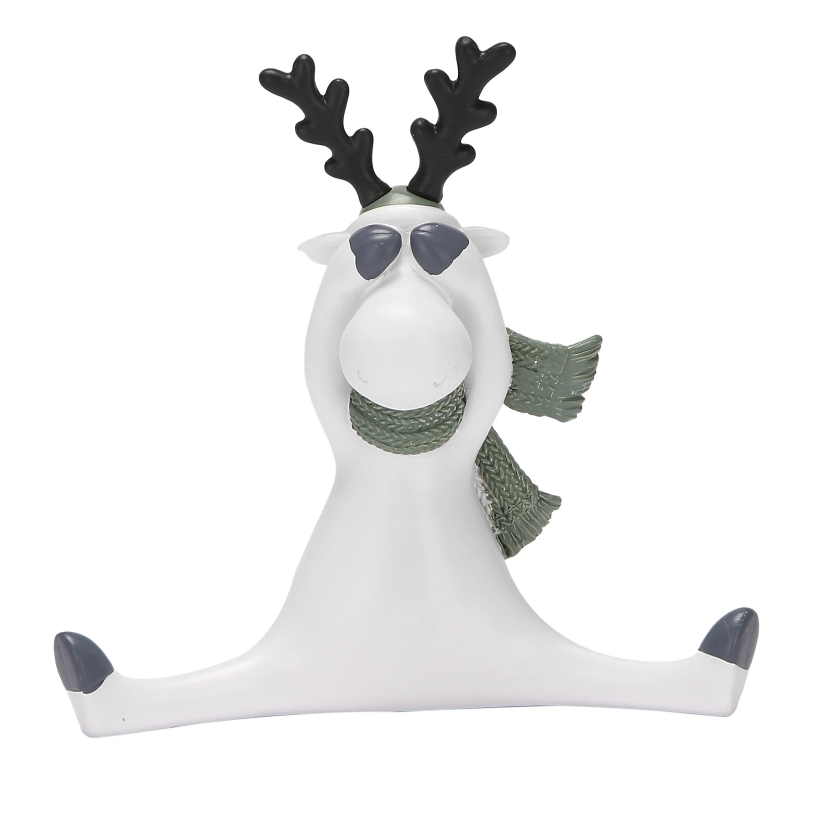 

Домашнее украшение, статуя из смолы, украшение для гостиной, животное, рождественский подарок, Забавный олень, Современное украшение-раздел...