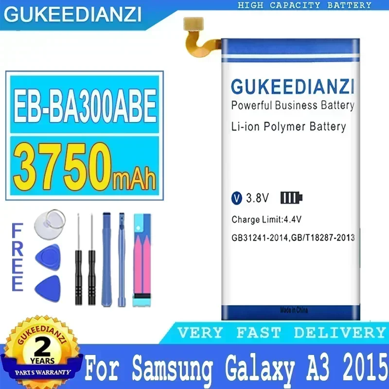 Аккумулятор EB-BA300ABE 3750 мАч для Samsung Galaxy A3 2015 A300 A3000 A300X A300H A300F A3009 A300FU A300G A300M