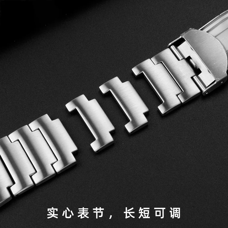 Фото Ремешок для часов Swatch из нержавеющей стали YOS440 yos449 yos401G YOS447 YOS448 ремешок для часов мужской браслет аксессуары 23 мм серебристый черный №4