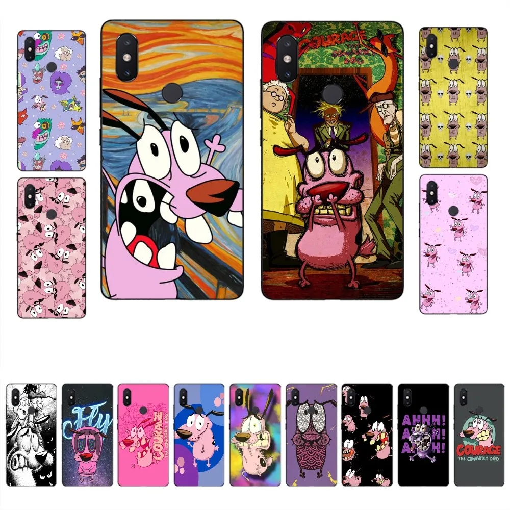 

Dog-Courage-The-Cowardly Phone Case For Xiaomi Mi 5X 8 9 10 11 12 lite pro 10T PocoX3pro PocoM3 Note 10 pro lite