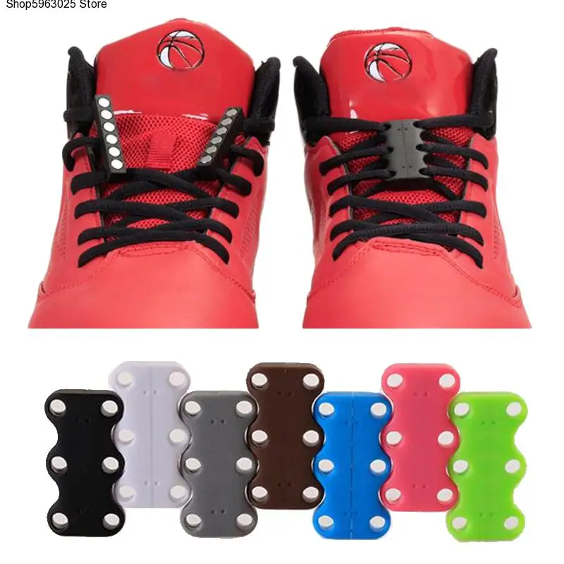 

1 Pairs Magnetic Shoelace Buckle No-Tie Shoelace Sport Shoe Belt Shoelaces Magnetic Closure magnets