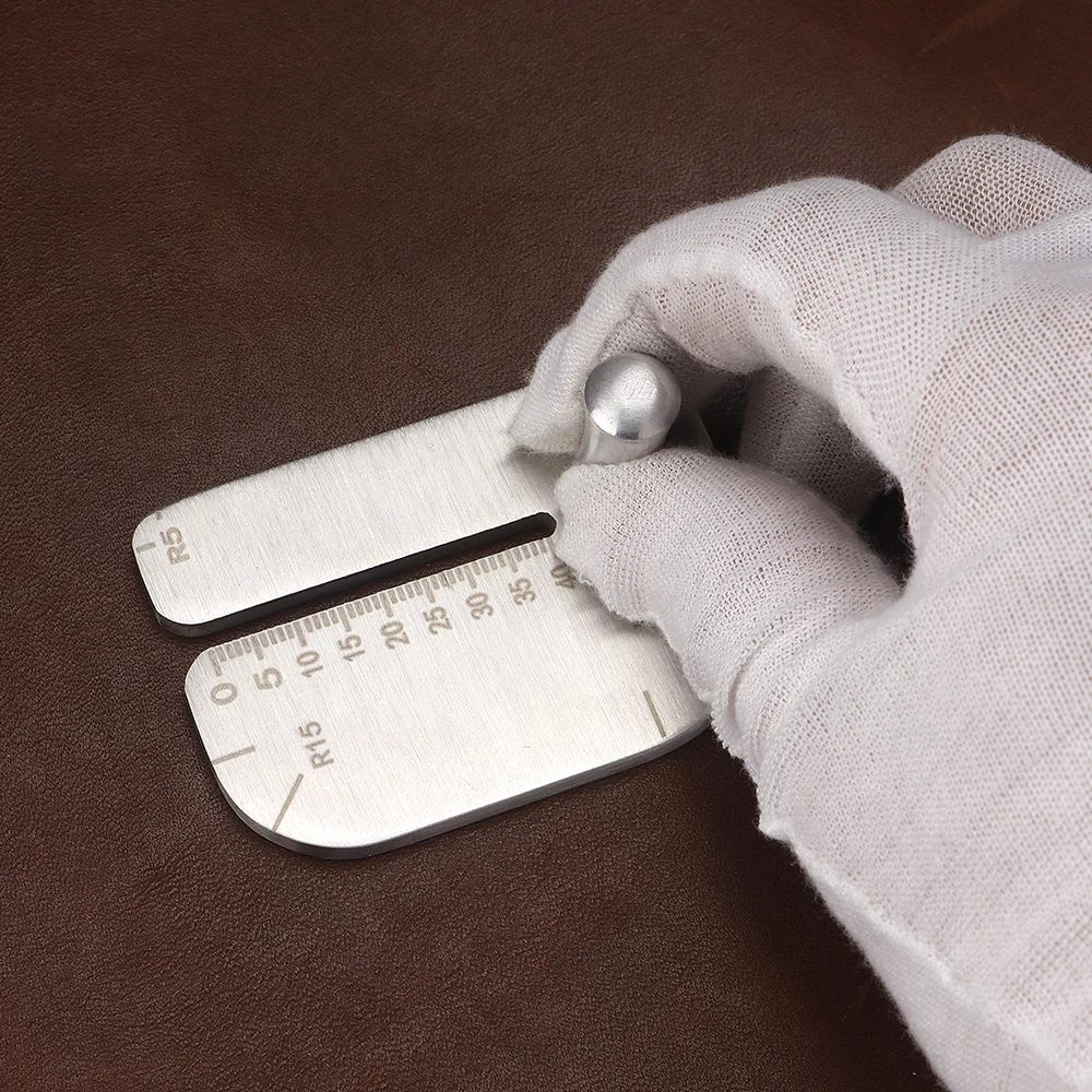 Стальная Пресс-плита Кожаный Шпатель Вспомогательный Нож Для Сноса R5 R10 R15 R20