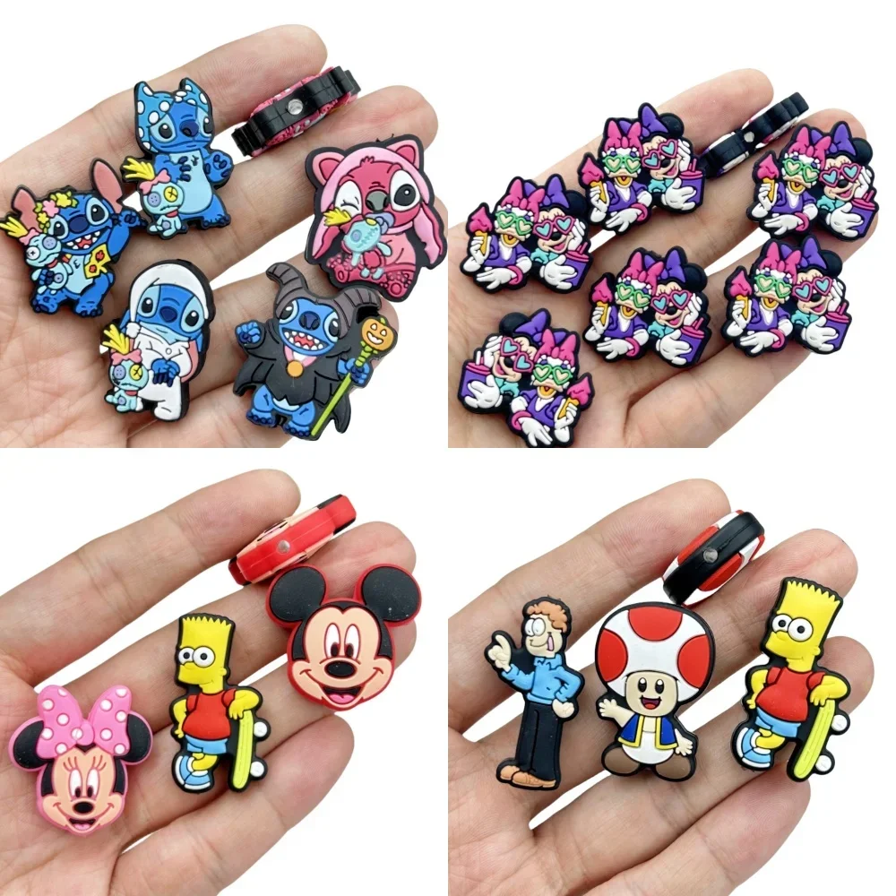 10 шт. мини-силиконовые бусины с героями мультфильмов сделай сам цепочка для