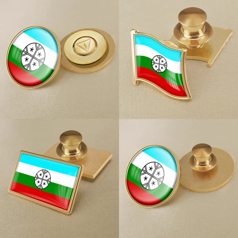 

Coat of Arms of Huenteche Territory of Chile Flag Lapel Pins Broochs Badges