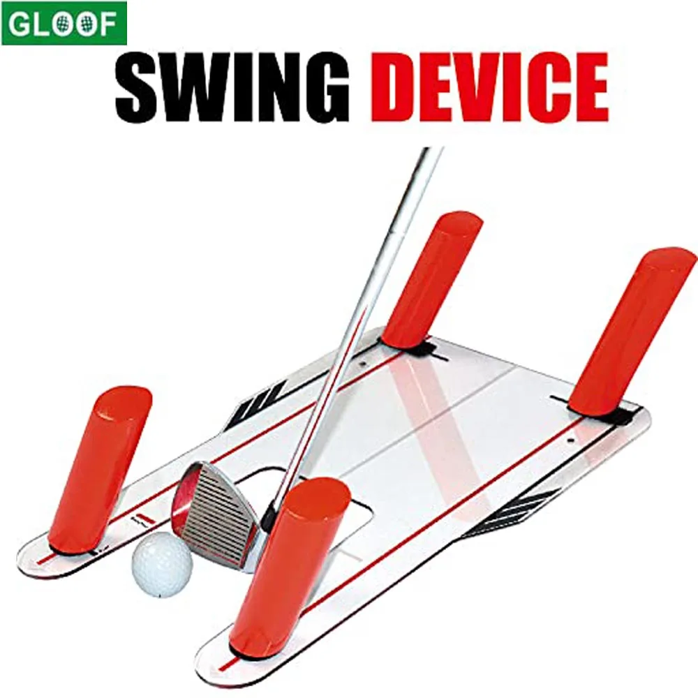Golf Swing Mirror Straight Draw Fade Golf Swing Trainer Training Aids 4 Speed Rods Indoor Outdoor Practice Drop Ship