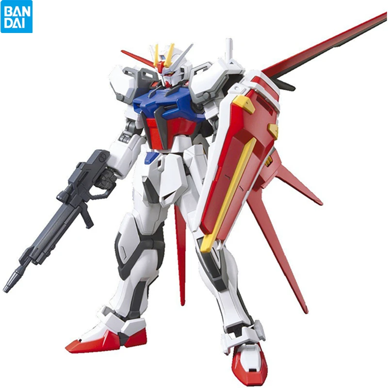

Bandai Оригинальное Аниме Gundam HGUC 1/144, Aile Strike, воздушный боевой брикет, игрушка в подарок