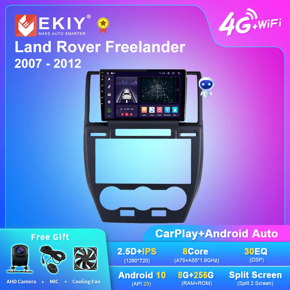 

EKIY X7 Android 10 автомобильный радиоприемник для Land Rover Freelander 2007-2012 навигация GPS Carplay мультимедийный плеер Авто Стерео DVD HU FM