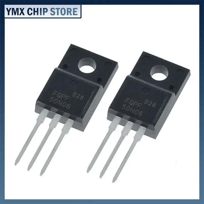 

10 шт./лот FQPF50N06 50N06 TO-220F 60V 50A Electronics