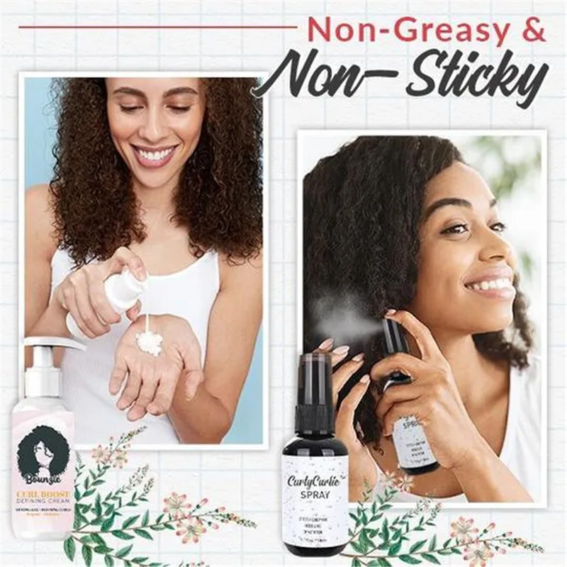 Curl Boosting & Defining Kit Bounzie Curl Boost Defining Cream Perfect Curls Hair Booster Spray Frizz Hair Style Setting Cream
Curl Boosting & Defining Kit Bounzie Curl Boost Defining Cream Perfect Curls Hair Booster Spray Frizz Hair Style Setting Cream