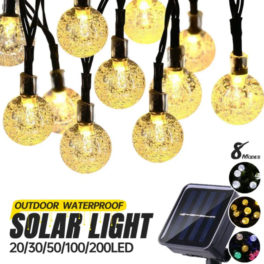 

Copper Wire Led Solar String Lights Home Decoration Camping Tent Garland Garden Party Fairy Lamp Solar Festoon Fairy Lights
