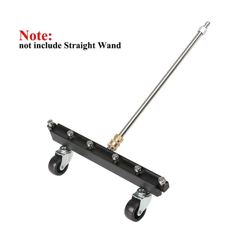 High Pressure Washer Undercarriage Cleaner,6 Nozzle Garden Cleaning Machine 4000 PSI Water Broom Cleaning Tool Kit images - 6