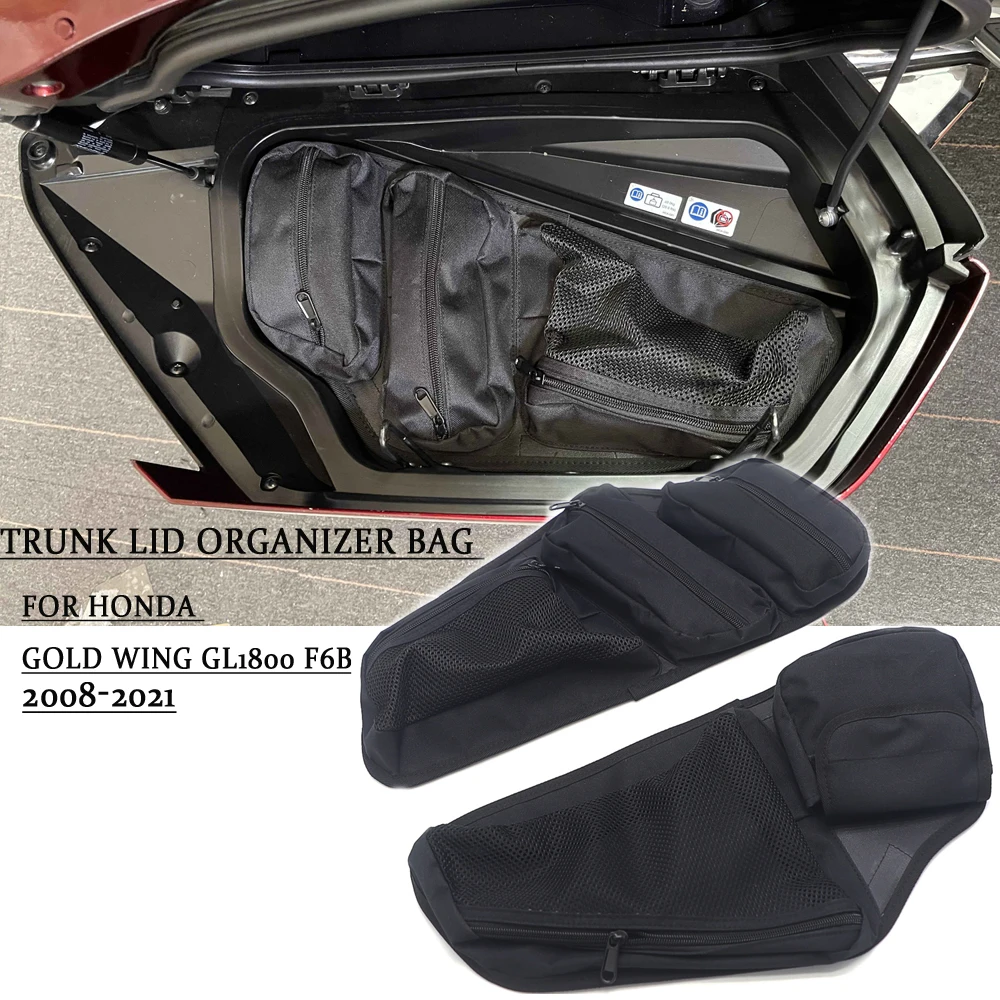 

Motorcycle Trunk Lid Organizer Bag Tool Bags Case For Honda Goldwing Tour DCT Airbag 1800 F6B GL1800 2018 2019 2020 2021