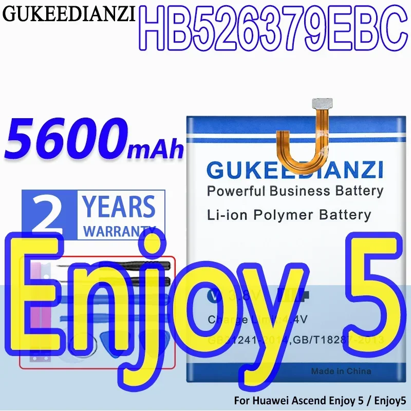 Аккумулятор GUKEEDIANZI HB526379EBC на 5600 мА · ч для HUAWEI Y6 Pro Y6Pro Enjoy 5 Honor 4C TIT-L01 TIT-TL00 -CL00 TIT-CL10