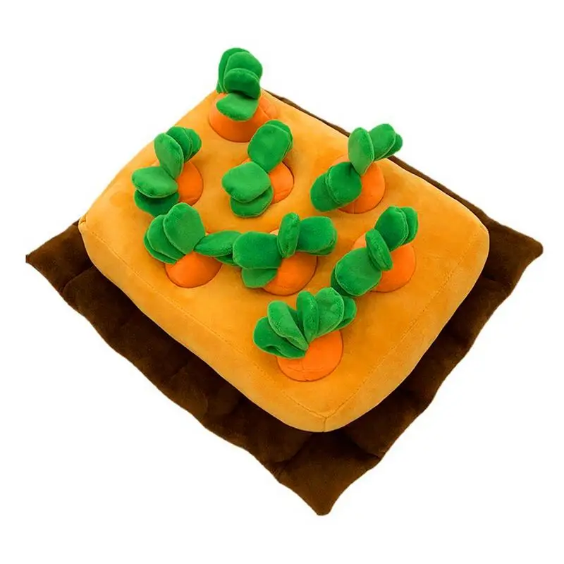 

Pet Dog Toys Carrot Plush Toy Vegetable Chew Toy For Dogs For Dogs Cats Durable Slow Feeder Interactive Dog Toys