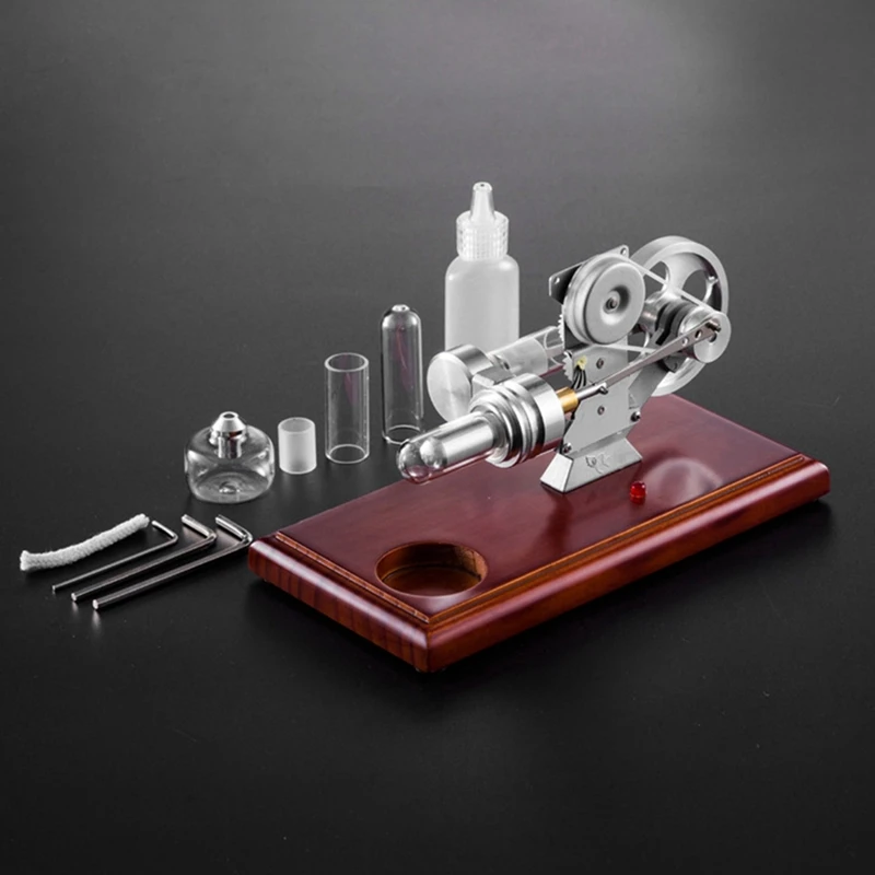 Ретро стиль горячего воздуха двигатель Стирлинга модель маховика дизайн