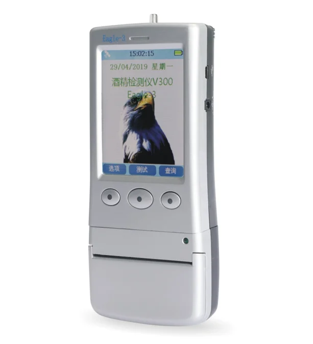 

Portable alcohol tester breathalyzer with printer for law enforcement