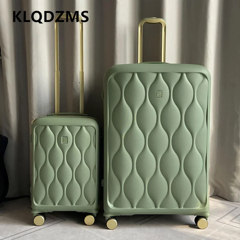 Фото KLQDZMS Новый 20-дюймовый 29-дюймовый чемодан на колесиках большой емкости, мужской посадочный ящик для ПК, студенческий ящик для паролей, женская ручная кладь, дорожный багаж №2