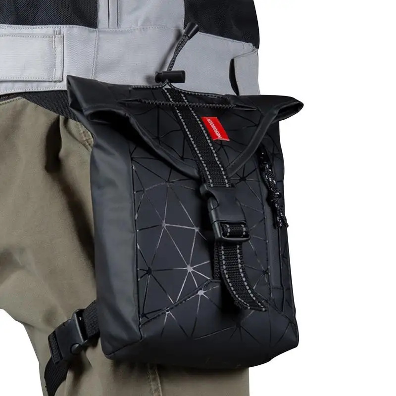 

Drop Leg Bag Multi-Purpose Reflective Design Motorcycle Leg Bag Duarble Thigh Packs For Hiking Traveling Fishing