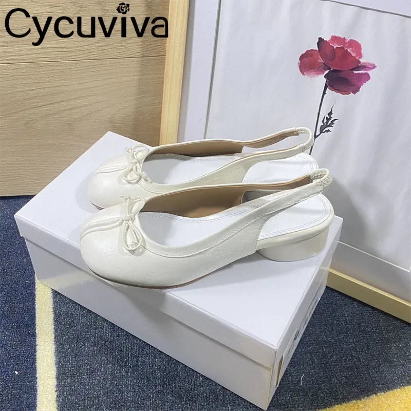 Женские кожаные туфли лодочки