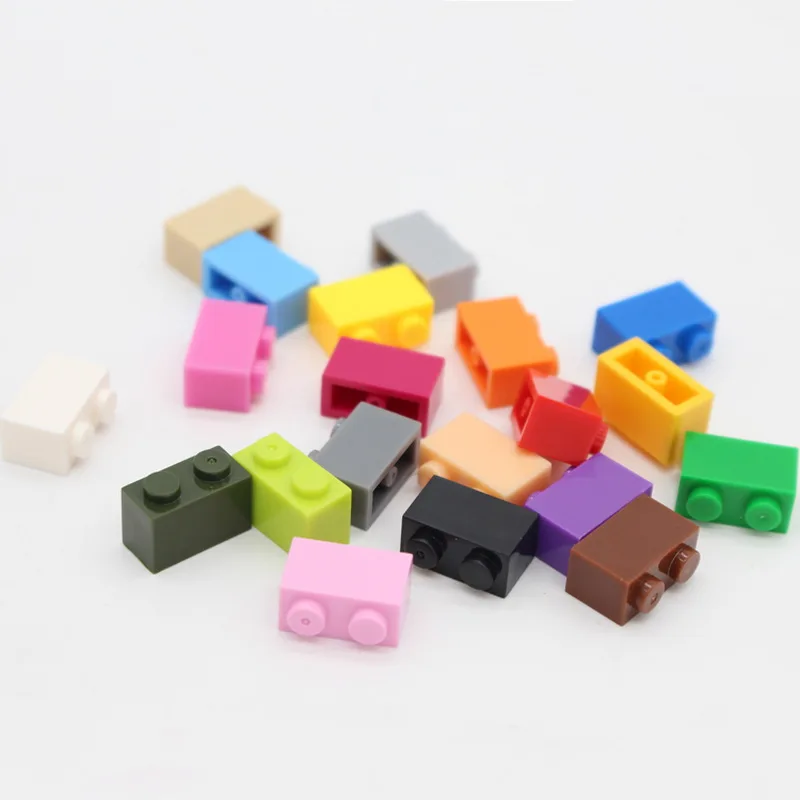 

100 г/пакет MOC кирпич 1x2 (3h) 3004 DIY Развивающие строительные блоки для детей развивающие игрушки совместимы с сборными элементами