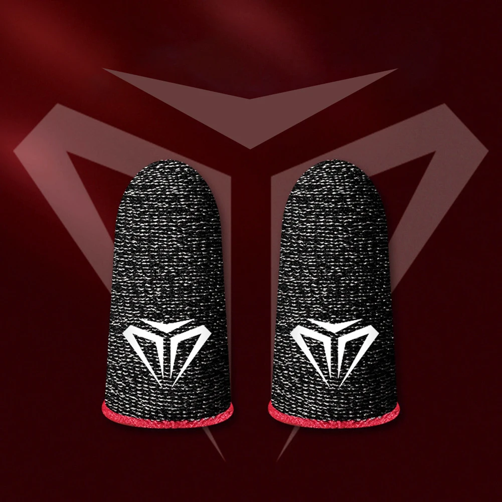 

1 Pair For PUBG Gaming Finger Sleeve Breathable Fingertips Sweatproof Anti-slip Fingertip Cover Thumb Gloves For Mobile Game