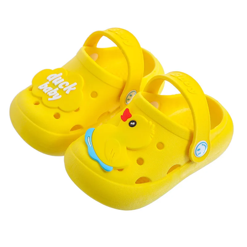 

Kruleepo 0-9 Years Children Boys Yellow Duck Sandalias Shoes Baby Kids Boys Home Antiskid Outdoor Sandals Slipper Shoe