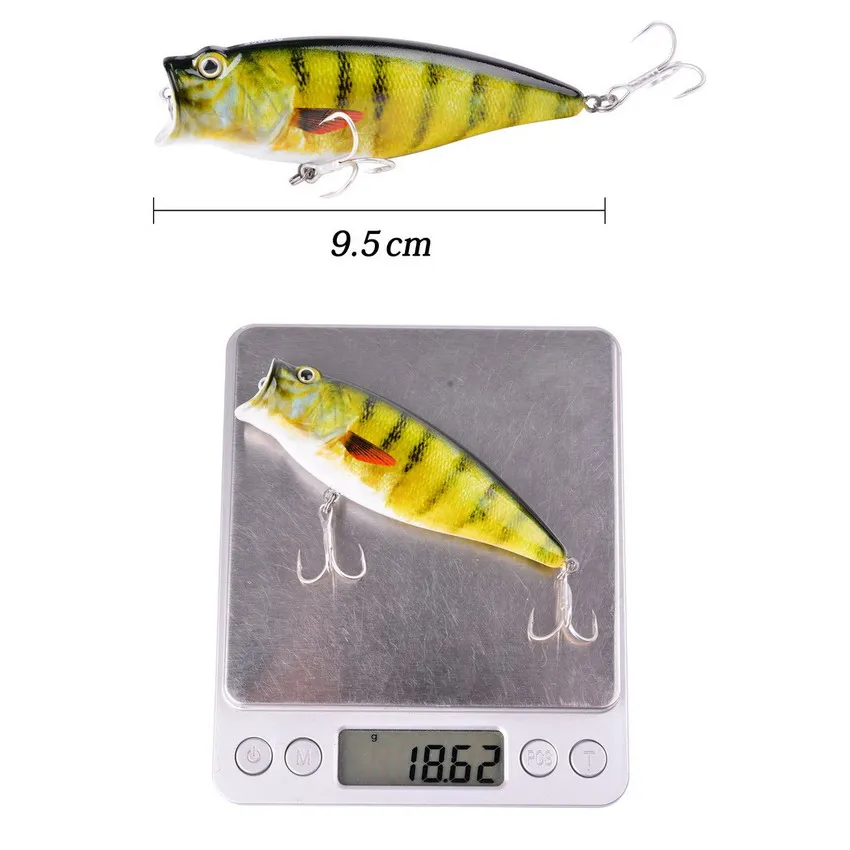 Popper рыболовная приманка кренкбейт 9 см/18 г приманки Искусственные воблеры на щуку