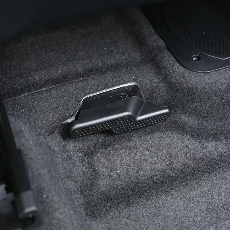 Для BMW X1 IX1 U11 2023-2024 ABS Черная защитная крышка на решетку воздуховода