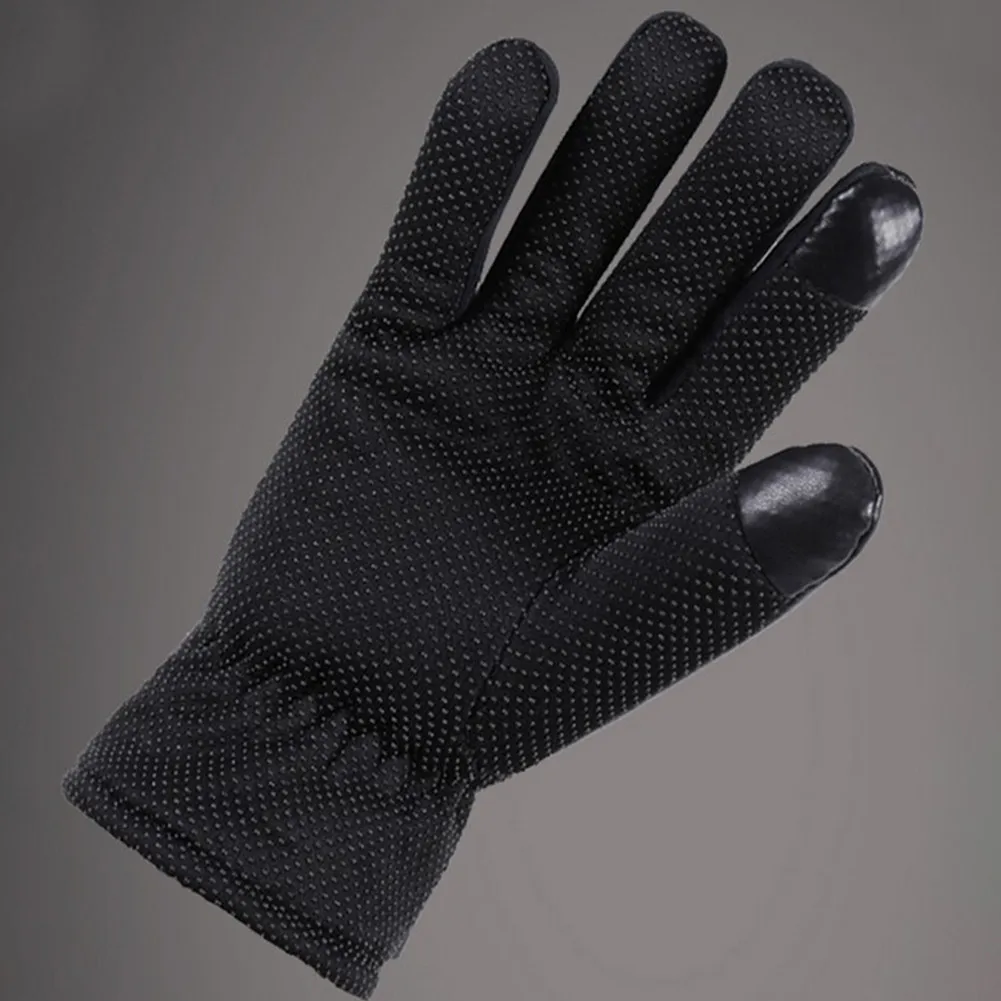 

1Pair USB Heating Motorcycle Electric Car Winter Riding Windproof Warm Gloves Motocross Merchandise Accessories