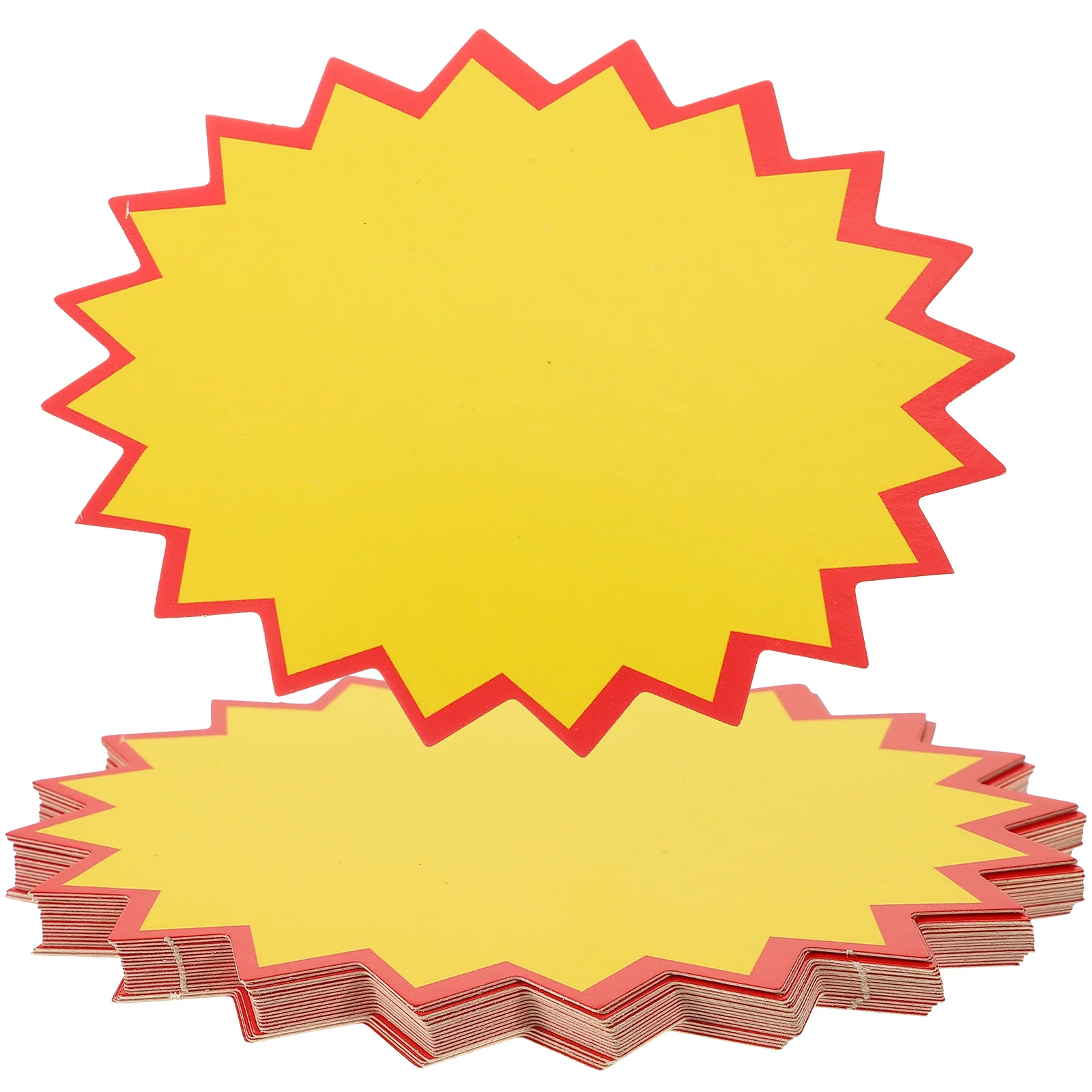 

100 Sheets Fluorescence Label Star Sticker Retail Display Sales Tags Price Cards
