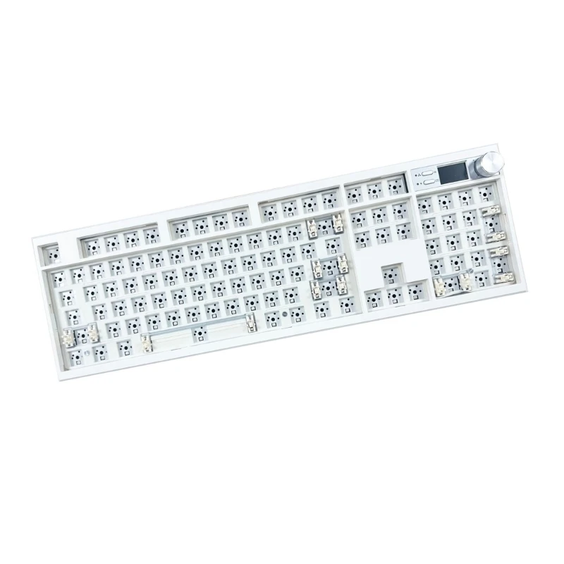 F3KE GMK104 Механическая клавиатура DIY настраиваемая с поворотной ручкой и