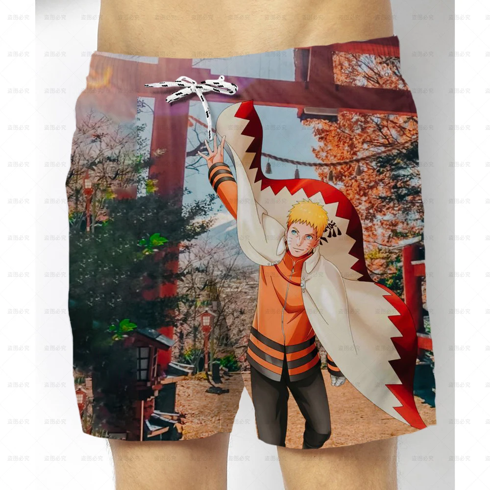 Шорты мужские с 3D-принтом Наруто и Какаси дышащие милые крутые штаны в японском