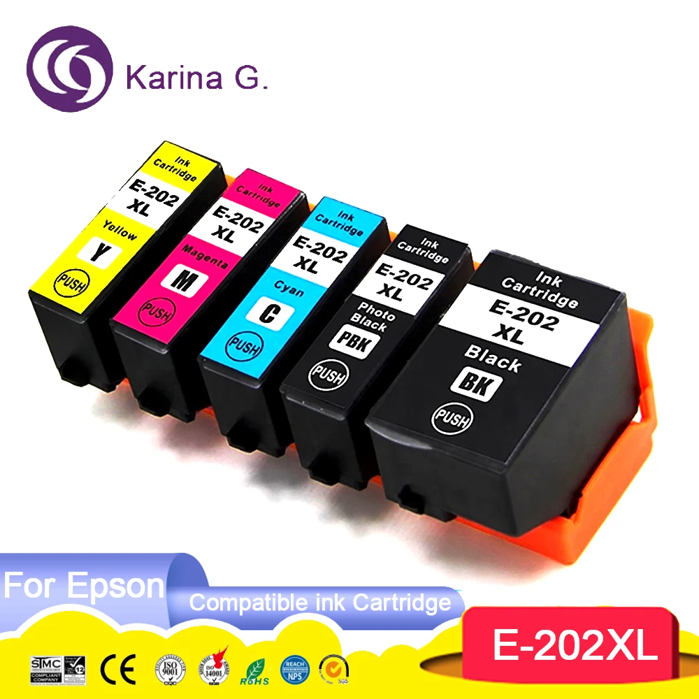 

Compatible For Epson 202XL T202XL T202 ink cartridge Suit For Epson Expression Premium XP-6000 XP-6001 XP-6005 etc.
