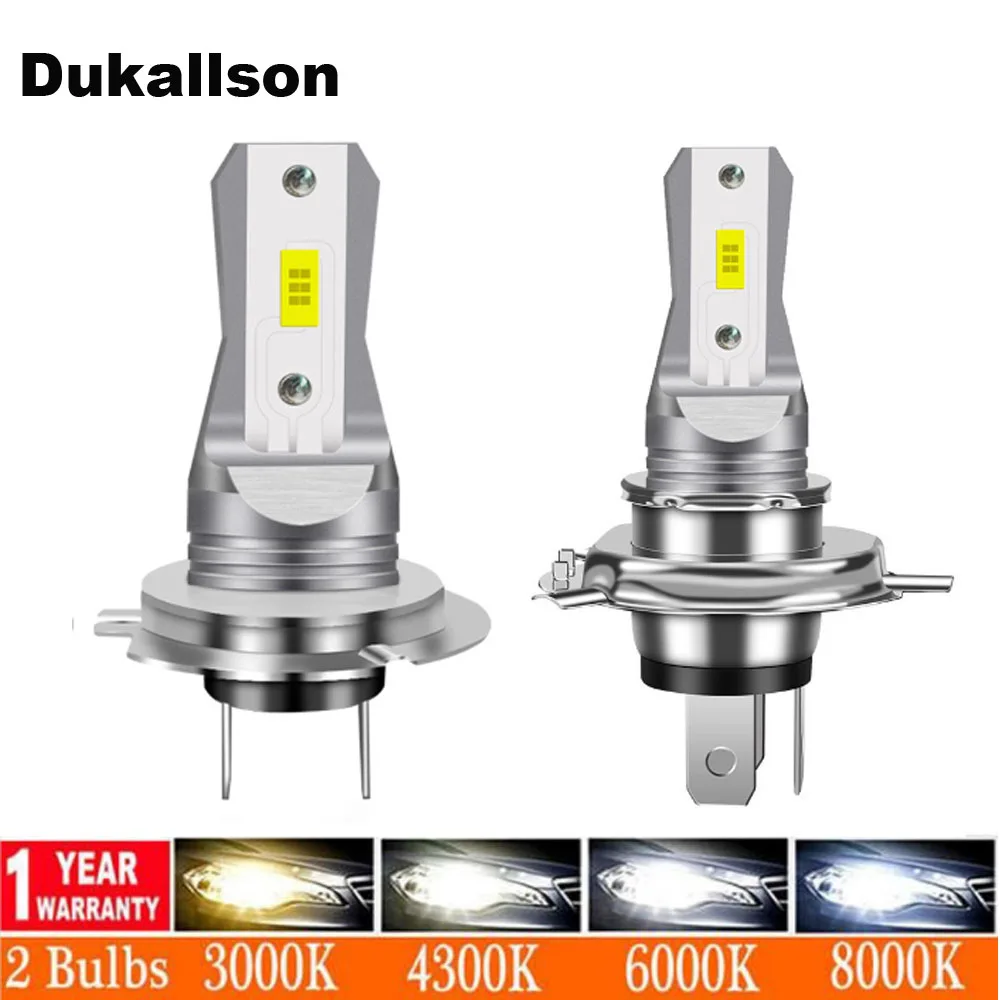 

Mini H4 H7 LED Car Headlight Bulbs New 3570 CSP Chips 20000Lm 6500K 4500K H1 H3 H11 H13 881 9005 9006 HB3 HB4 Auto Fog Lights
